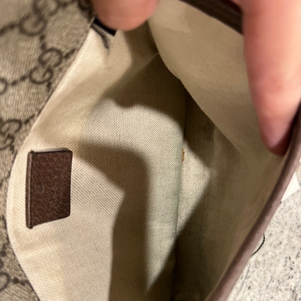 Gucci GG Supreme Canvas Monogram Belt Bag w/canvas tote bag - Picture 11 of 16